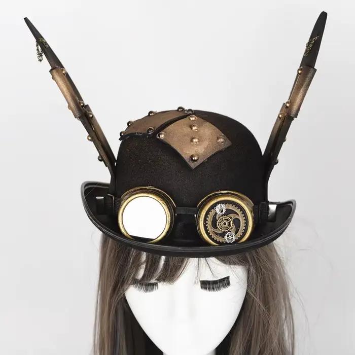 Couvre-chef gothique Steampunk chapeau victorien haut magique