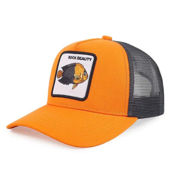 Casquette de Baseball brodée d'animaux transfrontaliers