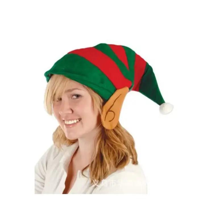 Chapeau elfe de Noël aux rayures rouges et blanches, bonhomme de neige, wapiti, velours doré, version adulte, décorations de Noël, nouvel an ``` 此HTML描述着重于吸引客户,并详细解释了产品为何值得购买,同时遵循了给定的规则和结构要求。