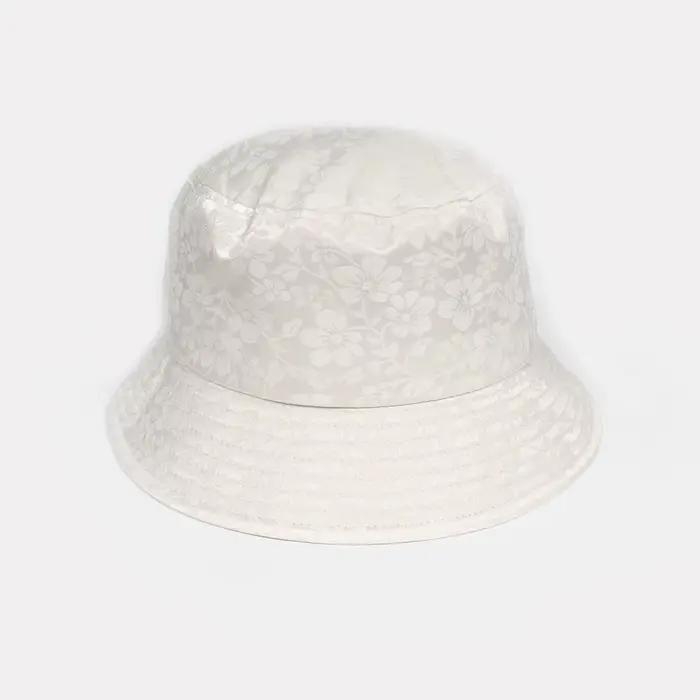 Chapeau de pêcheur élégant à motif floral