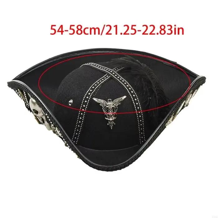 Chapeau Pirate classique avec garniture