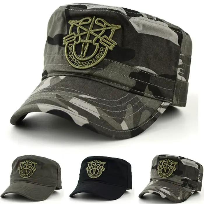 Casquette de baseball militaire pour hommes visière réglable camouflage extérieure quatre saisons protection solaire occasionnels