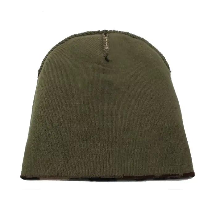 Camouflage tricoté chapeau hommes Beanie femmes chapeaux d'hiver