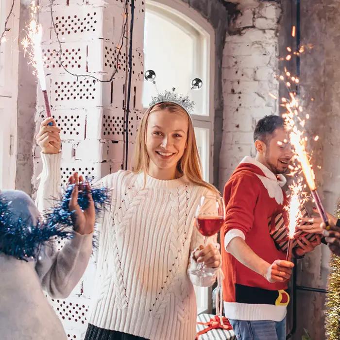 Serre-tête Disco Vintage Effet Miroir pour Fête