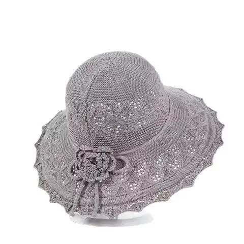 Chapeau de soleil pliable pour femme