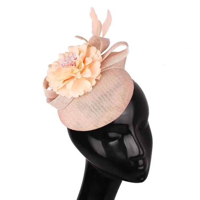 Mode élégante mariée mariage Fascinator Chapeau bandeau fleur chapeaux