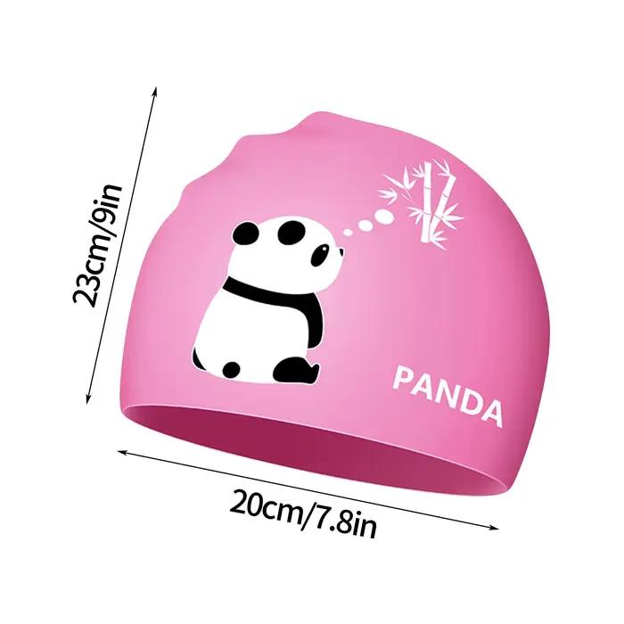 Krasnocartoon-Bonnet de natation en silicone pour adulte