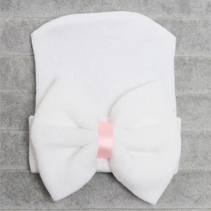Bonnet chaud à rayures pour nouveau-né et enfant en bas âge