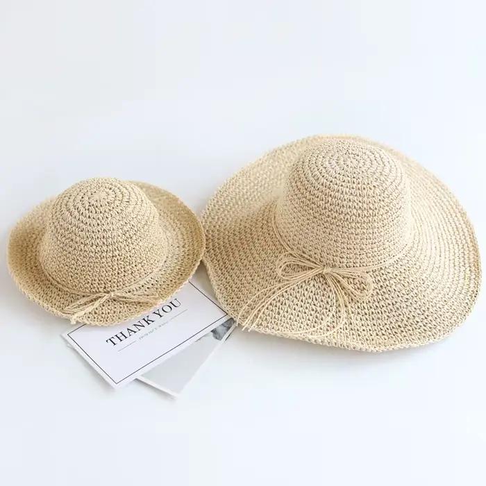 Chapeau de paille Parent-enfant