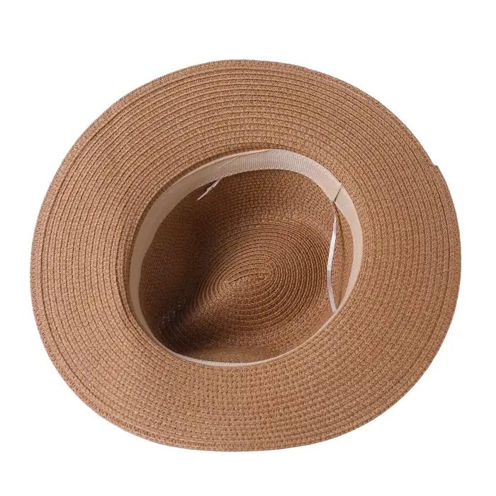 Chapeaux de paille d'été de forme douce pour femmes/hommes