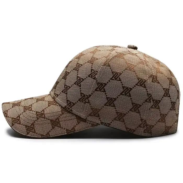 Casquette de baseball tendance à motif monogramme - Ajustable et confortable