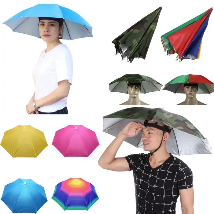 Chapeau parapluie d'extérieur pliable