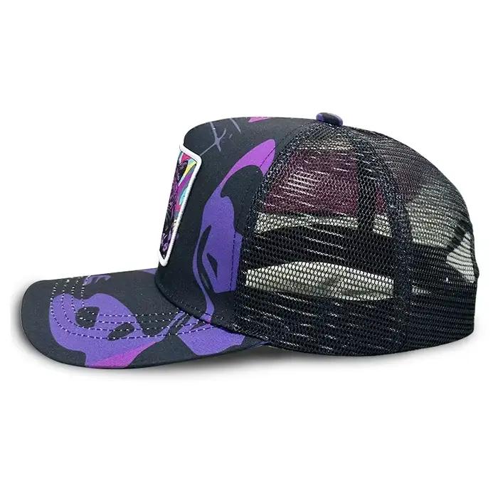 Casquette de baseball respirante en maille avec lettres brodées pour hommes et femmes casquette snapback chapeau de soleil d'extérieur pour papa et camionneur occassions décontractées et sportives