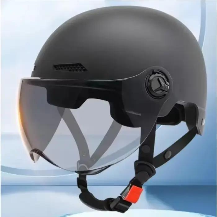 Casque de sécurité pour vélo électrique avec lunettes