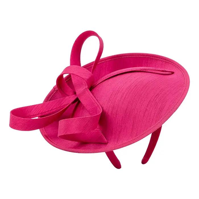 Marque qualité grand arc Fascinator chapeau bandeaux pour femmes à la main Style français dames élégant casque Cocktail Fascinators