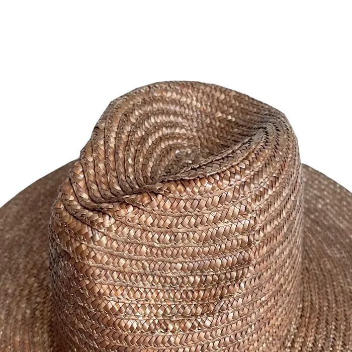 Chapeau de paille anderà grand bord pour femmes