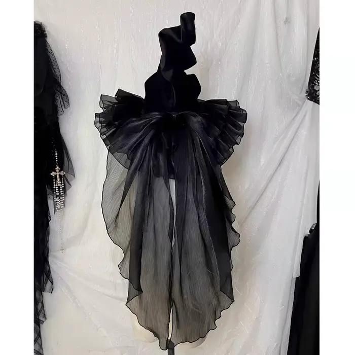 Chapeau de sorcière en dentelle fait à la main pour femmes et filles