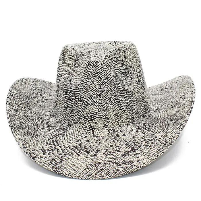 Chapeau de cowboy rétro style western en polyester pour homme et femme polyvalent pour les voyages en extérieur et protection solaire blanc brun noir style sport four seasons occassions décontractées