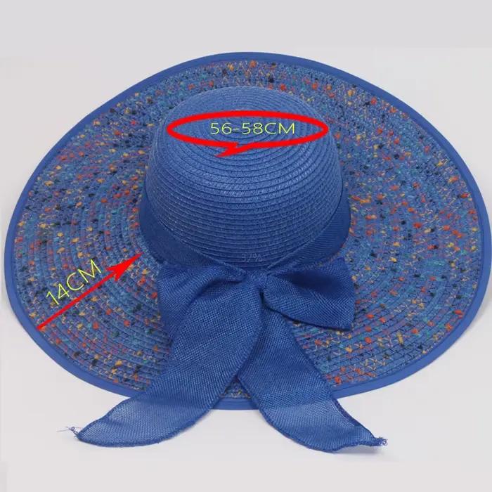 Chapeau de Paille à Grand Bord pour Femme