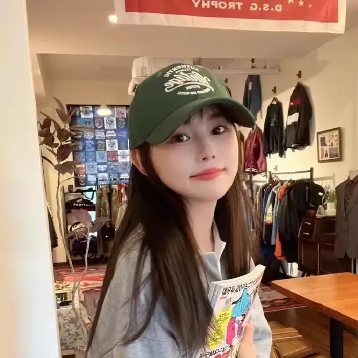 Casquettes de baseball brodées vintage coréennes pour femmes protection solaire multicolore ajustable pour hommes adultes toutes saisons extérieur