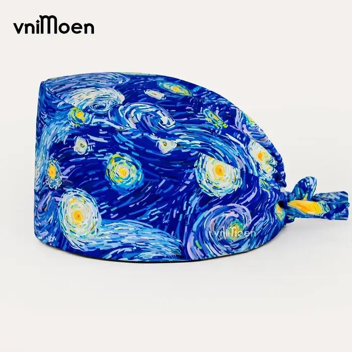 Chapeau de dentiste impression de dessin animé chapeaux de travail vétérinaires pour animaux de compagnie casquette