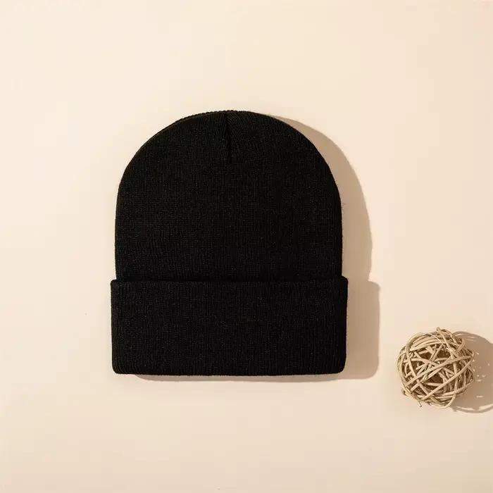 1 pièces bébé tricoté chapeau automne hiver chaud nouveau-né infantile pour garçons filles doux confortable enfant en bas âge enfants Bonnet