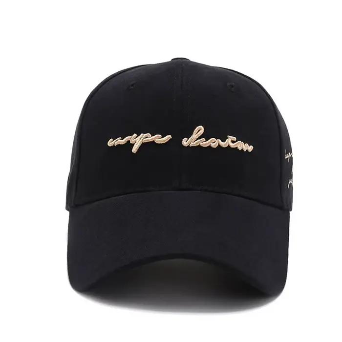 Casquettes de baseball vintage orange jaune pour hommes