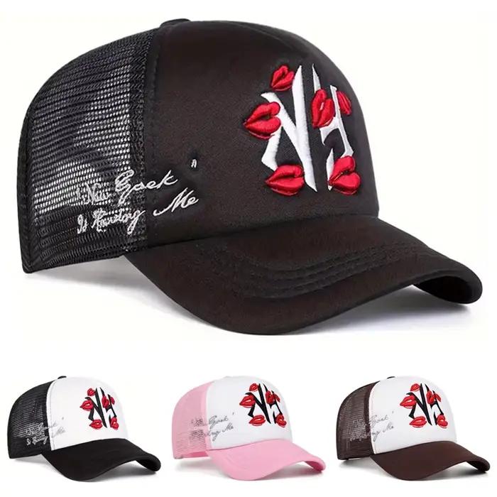 Nouvelle Casquette de Baseball 2026 NY avec Broderie Effet Trace de Lèvres