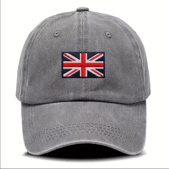 Casquette de baseball avec drapeau national - Chapeau unisexe réglable