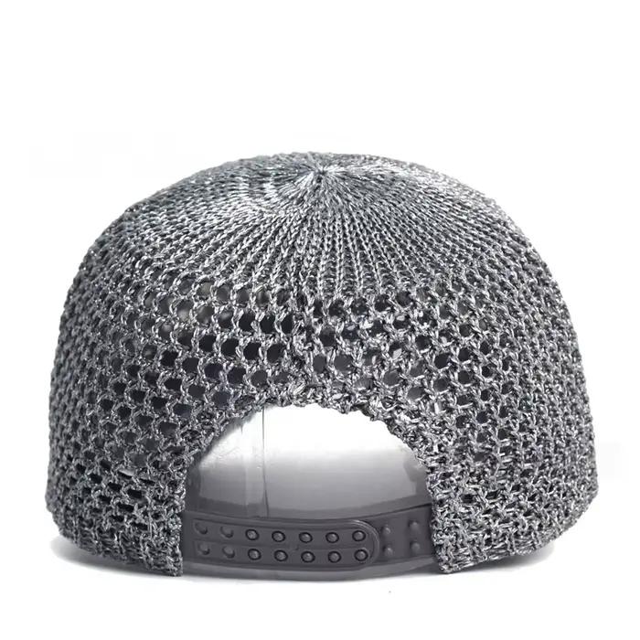 Casquette de baseball d'été avec protection solaire UV - Chapeau de pêche respirant en maille à visière pour les activités sportives et le camping en extérieur