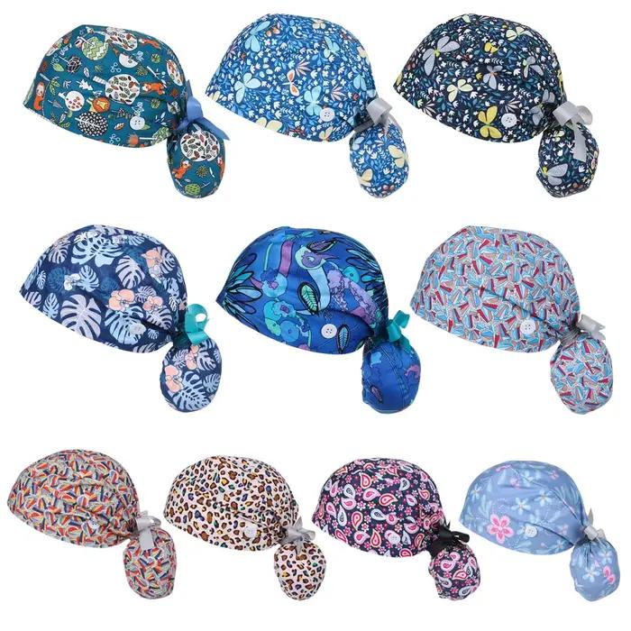 Casquette de travail réglable avec bouton pour femmes et hommes