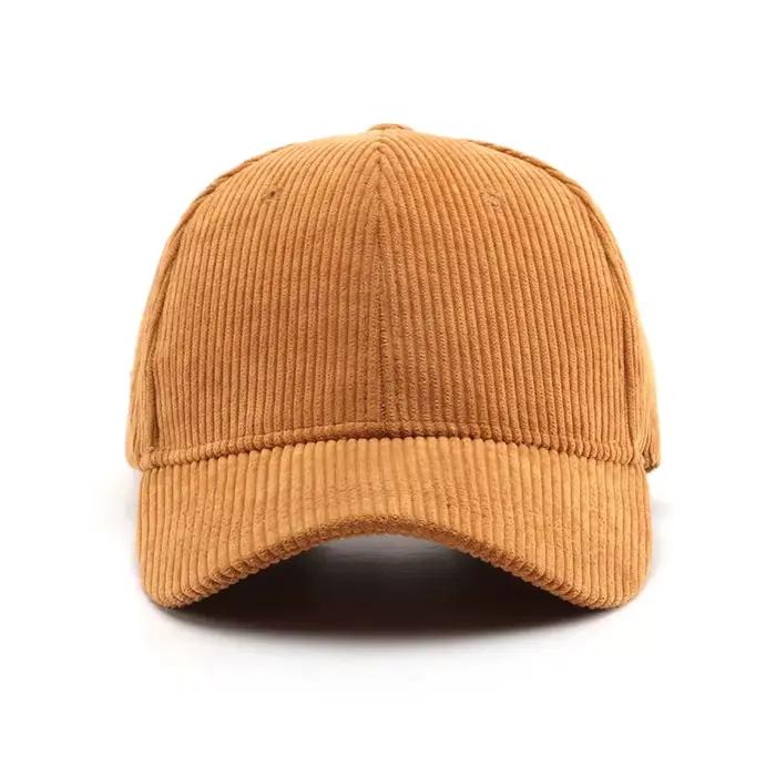 Casquette de Baseball en velours côtelé pour hommes et femmes