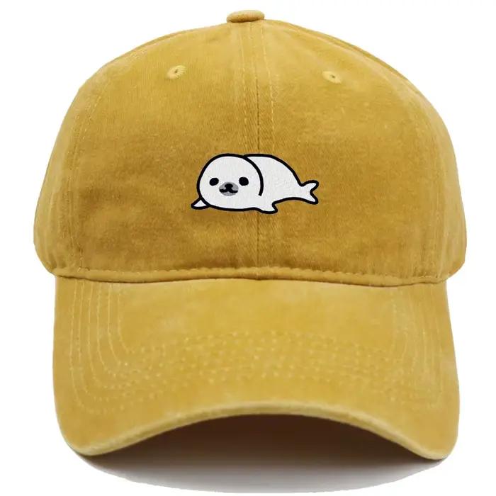 Dauphin broderie mode casquettes de Baseball pour hommes Casquette Style Streetwear femmes chapeau Snapback