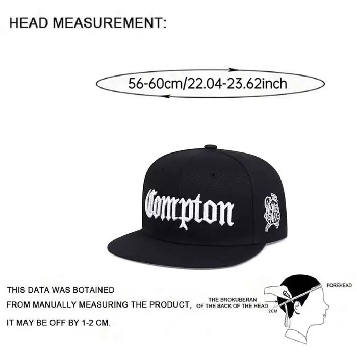Nouvelle Casquette de Baseball 2026 Compton Brodé Hip Hop Skateboard