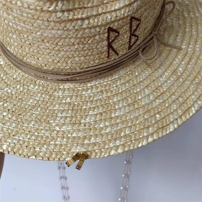 Chapeau de paille doré punk multifonction pour homme et femme, occasions extérieures et événements spéciaux