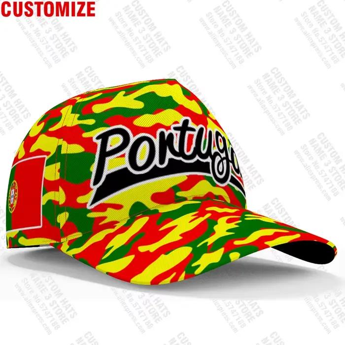 Casquettes de baseball du Portugal avec logo d'équipe sur mesure