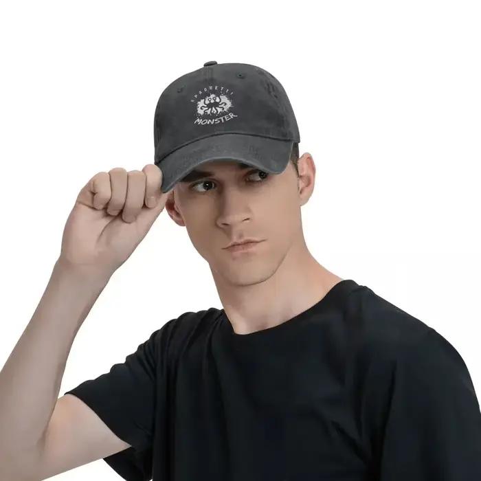 Casquettes de baseball en jean délavé et vieilli