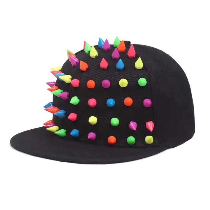 Casquettes de Baseball mandarines noires pour hommes et femmes