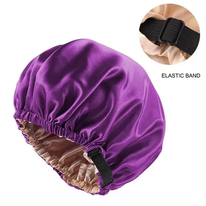 Nouveau bonnet de cheveux en Satin pour dormir