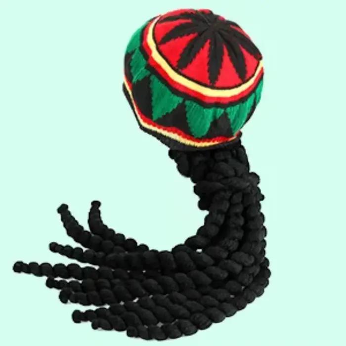 Bonnet unisexe Dreadlocks avec fausses tresses