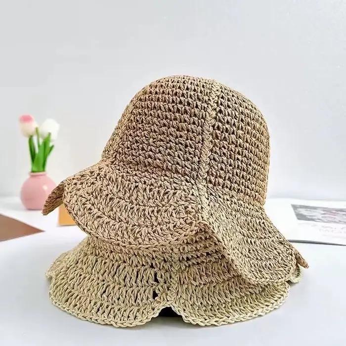 Chapeau seau à fleurs élégant pour femmes