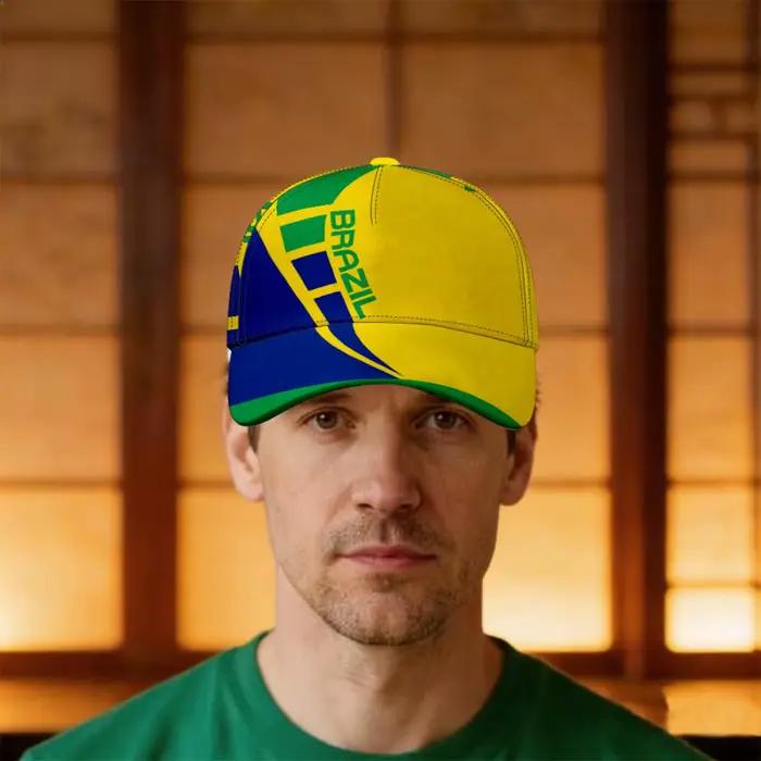 1 pièce Brésil n° 10 casquettes de baseball rétro adaptées au golf
