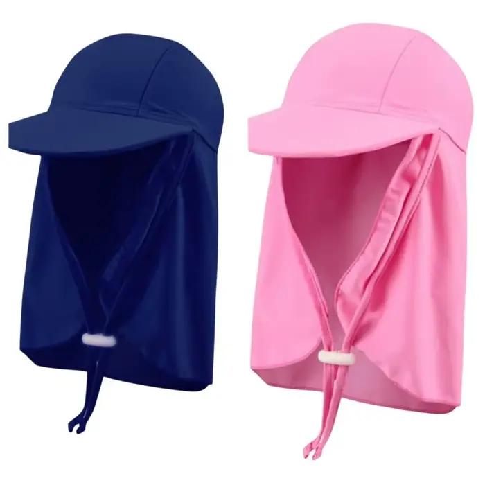 Chapeau de soleil anti-UV multicolore pour enfants