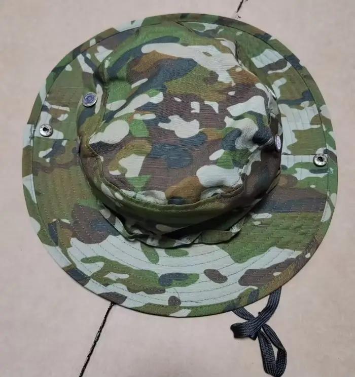 Chapeau de camouflage australien, nouveau modèle rond, style jungle