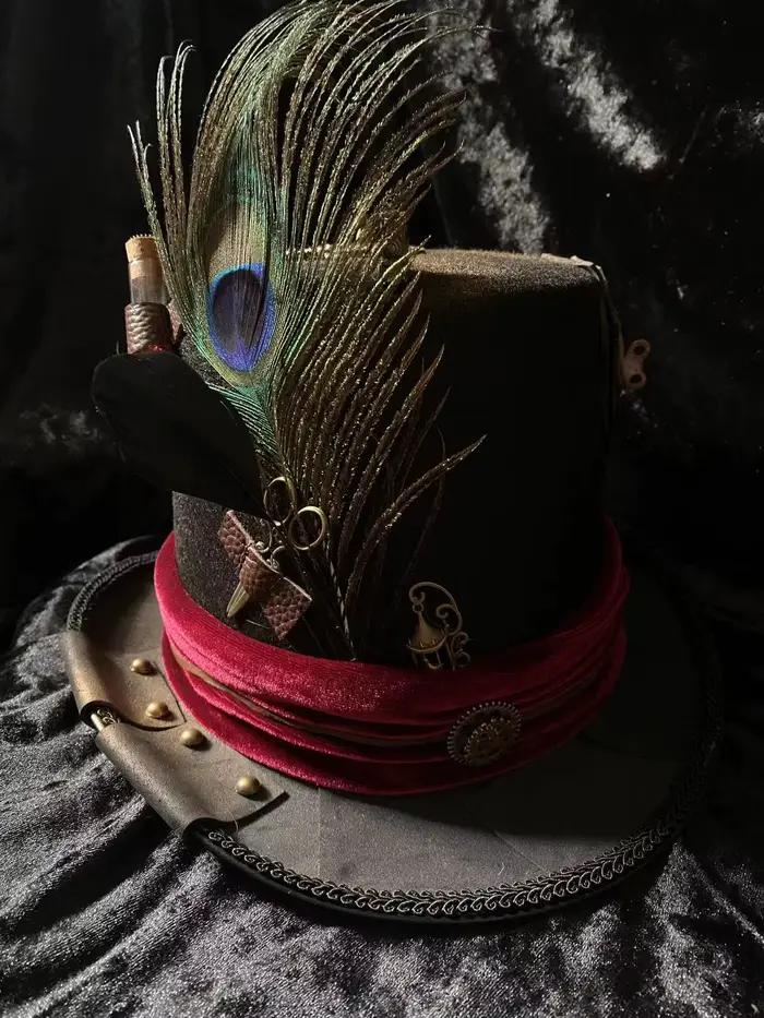 Pirate cirque le chapelier fou Steampunk rétro scène magique haut-de-forme Halloween Cosplay vêtements accessoires chapeaux