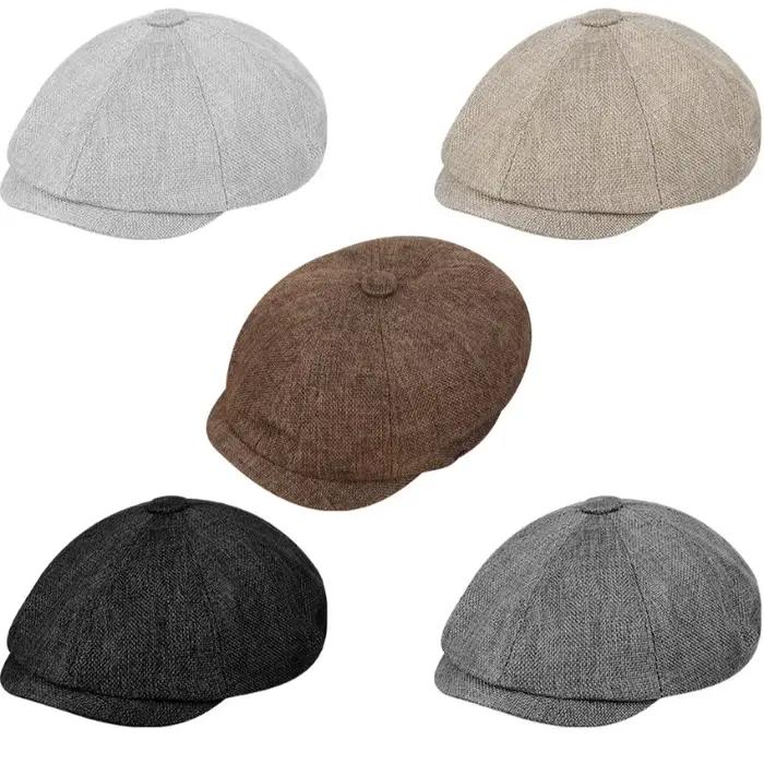 Casquette de style britannique rétro pour hommes