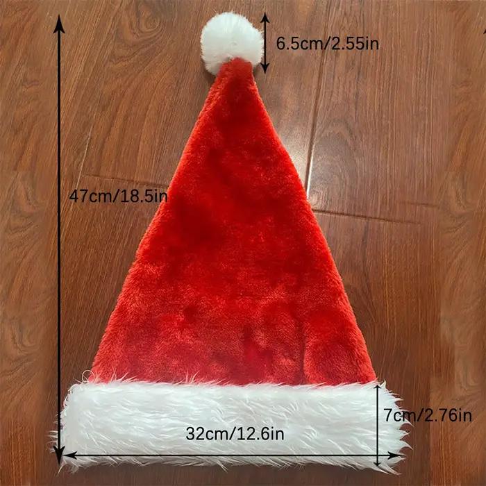 Chapeaux de Père Noël pour adultes et enfants