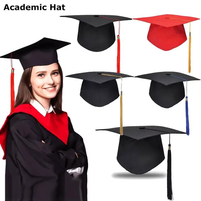Casquette à pompons pour fête de remise de diplôme scolaire