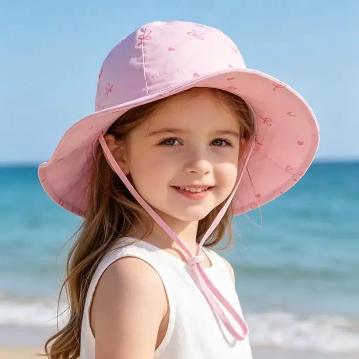 Chapeaux d'été imprimés pour filles 2026 – Chapeau de soleil pour enfants