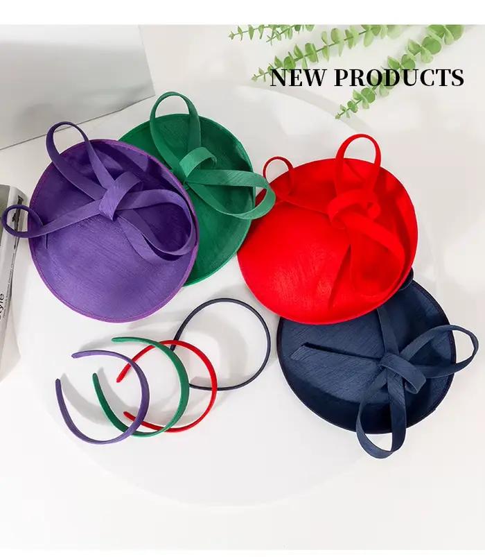 Fascinateur élégant en polyester pour femmes, bandeaux pour cheveux classiques, accessoire chic pour les occasions spéciales et les fêtes